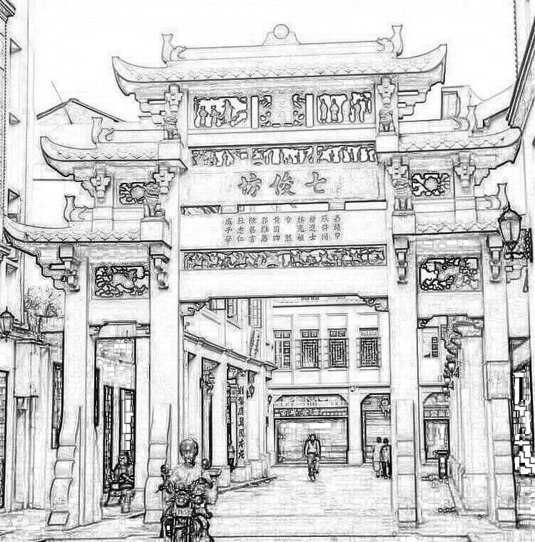 七俊坊:为嘉靖甲辰科进士林光祖、章熙、黄国卿、郭维藩、陈昌言、苏志仁、成子学而建